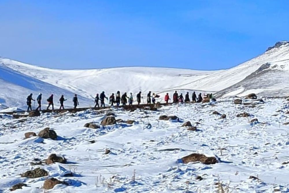 SARIKAMIŞ ŞEHİTLERİ, ŞEHADETLERİNİN 111'NCİ YIL DÖNÜMÜNDE 3 BİN 180 RAKIMLI ALLAHUEKBER...