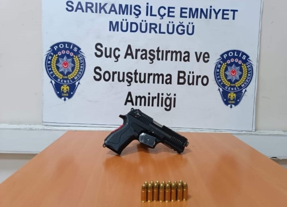 SARIKAMIŞ’TA SİLAH ELE GEÇİRİLDİ(KARS-İHA)