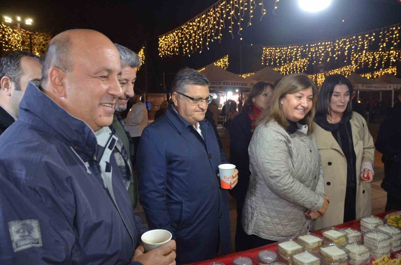 SİNOP’TA YEREL ÜRETİCİLERE DESTEK SAĞLAMAK AMACIYLA DÜZENLENEN YILBAŞI PAZARI, GERÇEKLEŞTİRİLEN...
