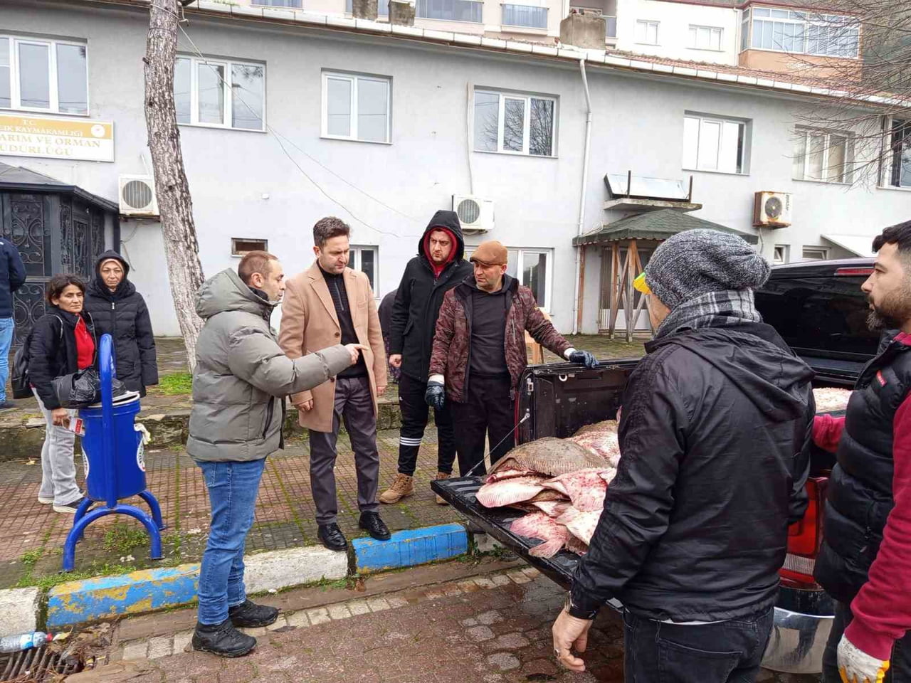 SİNOP’UN AYANCIK İLÇESİNDE YASA DIŞI YOLLARLA AVLANDIĞI BELİRLENEN 625 ADET KALKAN BALIĞI...