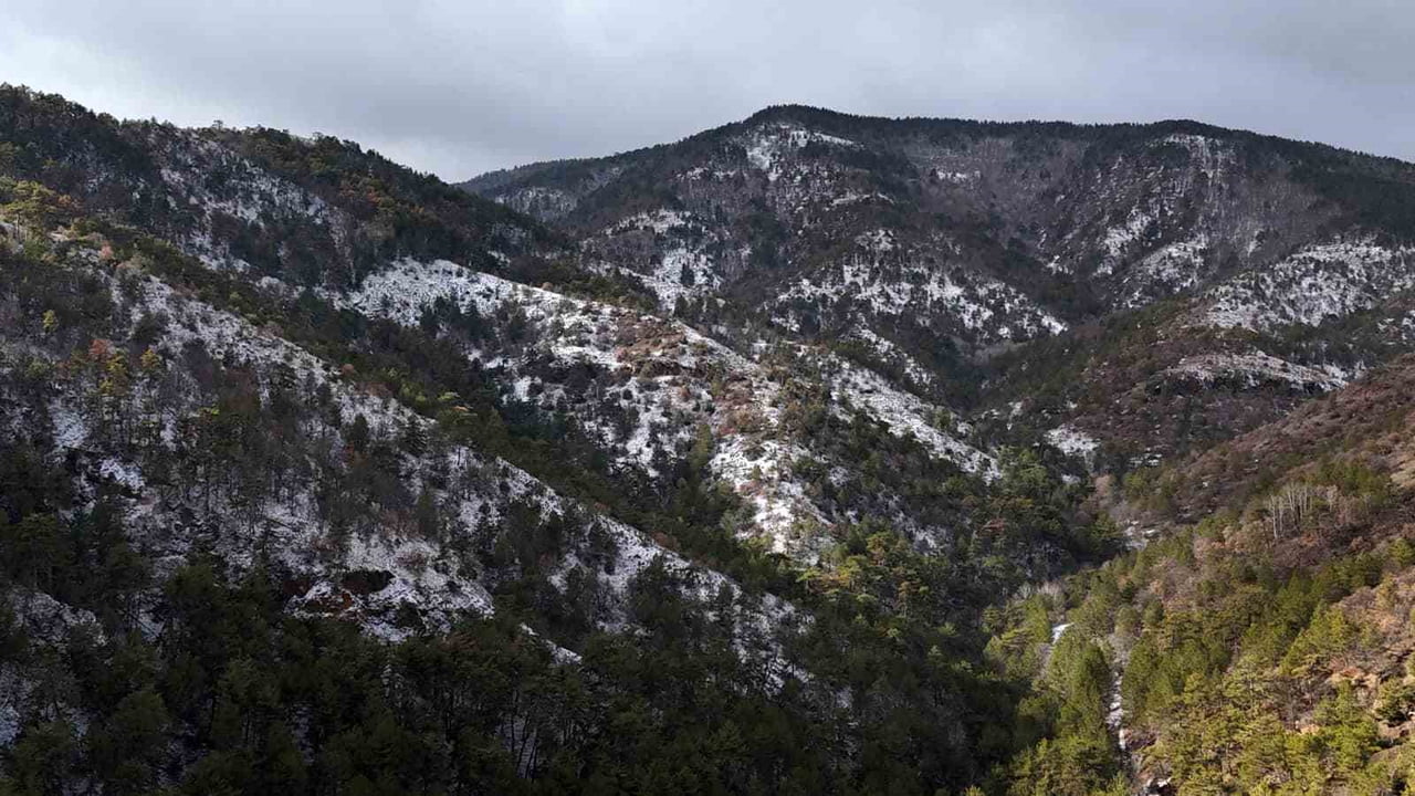 SOĞUKSU MİLLİ PARKI, BEYAZ ÖRTÜYLE KAPLANARAK KARTPOSTALLIK GÖRÜNTÜLERE SAHNE OLDU.
