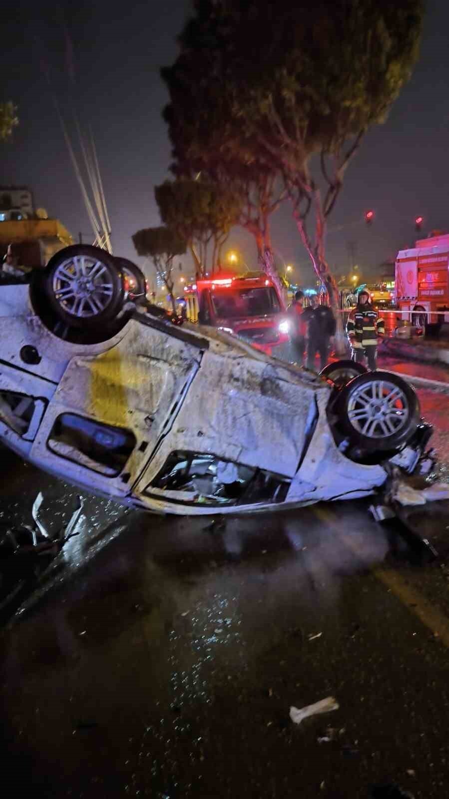 TARSUS’TA TRAFİK KAZASINDA 2 KİŞİ YARLANDI