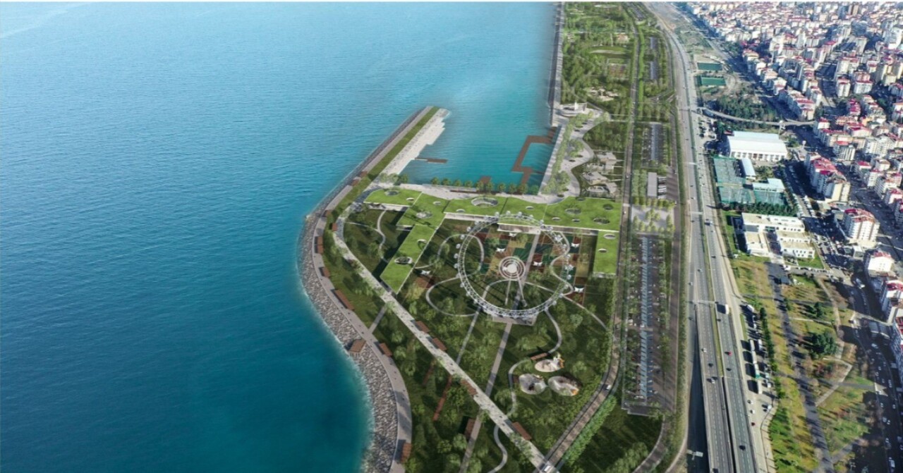 TRABZON BÜYÜKŞEHİR BELEDİYE BAŞKANI AHMET METİN GENÇ, UZUNKUM YAŞAM ALANI 1. ETAP İHALESİNİN 10...