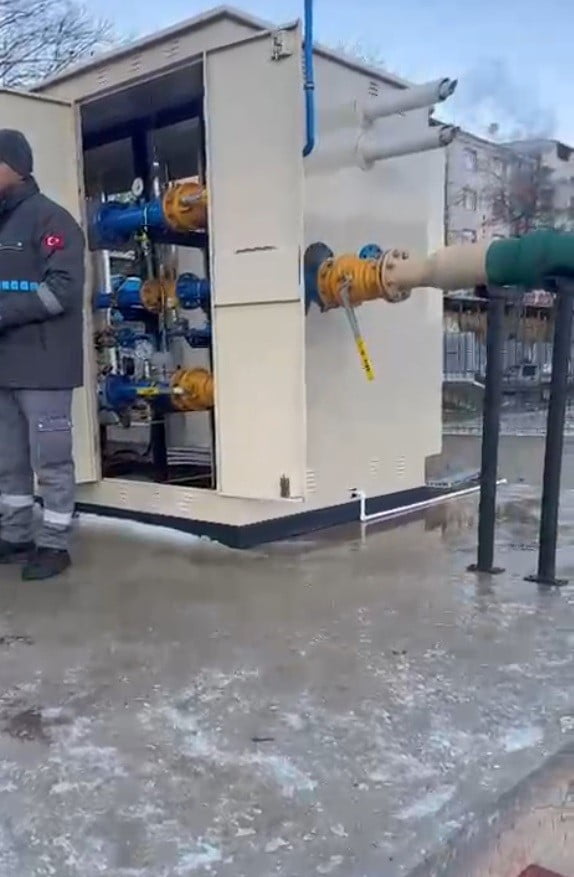 TÜRKELİ’DE TAŞIMALI DOĞALGAZ YENİDEN VERİLMEYE BAŞLANDI SİNOP’UN TÜRKELİ İLÇESİNDE, YOĞUN KAR...