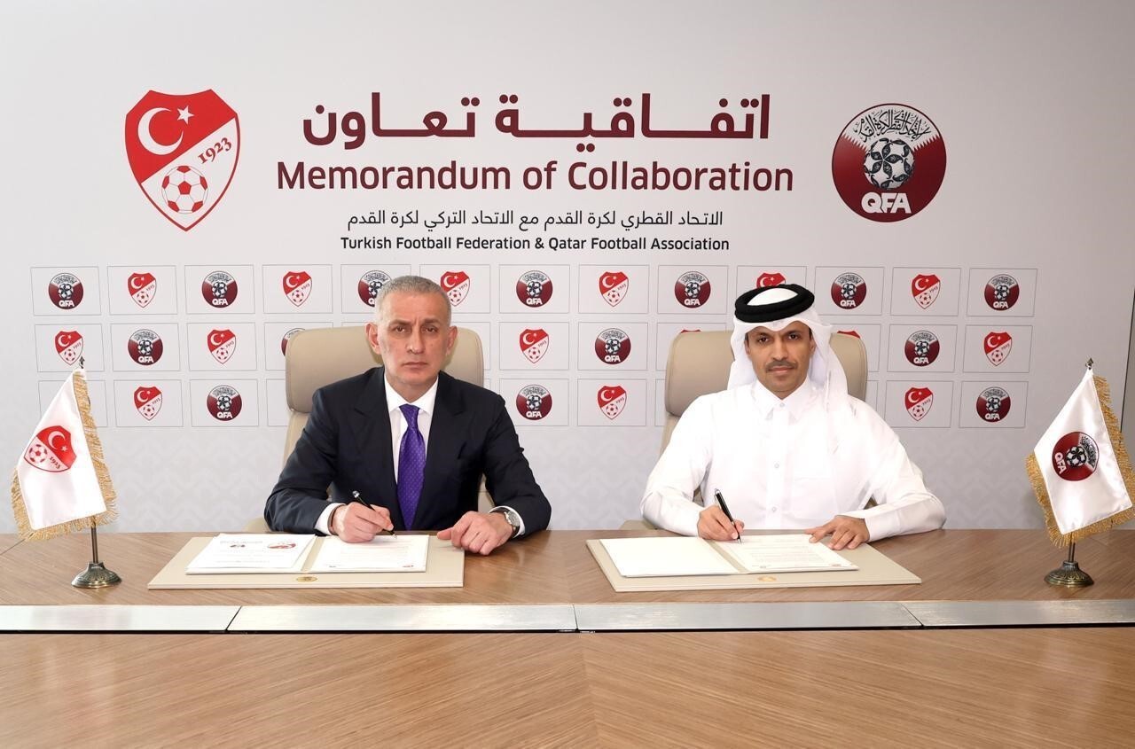 TÜRKİYE FUTBOL FEDERASYONU (TFF) İLE KATAR FUTBOL FEDERASYONU ARASINDA İŞ BİRLİĞİ ANLAŞMASI...