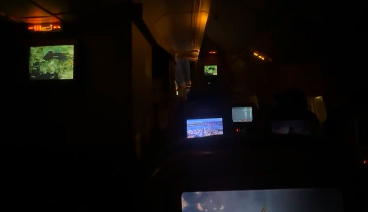 UÇAĞIN DÜŞMESİNDEN ÖNCEKİ HALİ (UÇAĞIN İÇİNDEN)