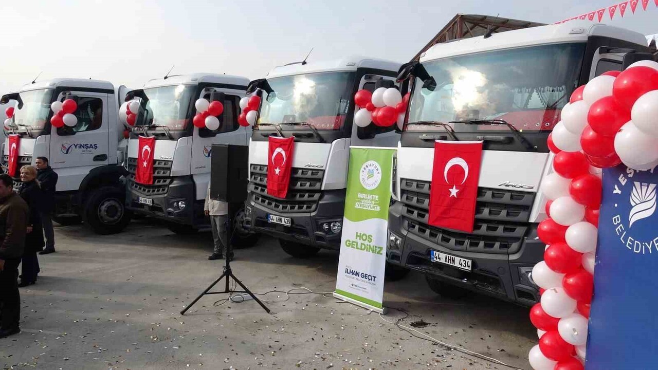 YEŞİLYURT’TA 70 MİLYON TL’LİK BETON SANTRALİ HİZMETE AÇILDI