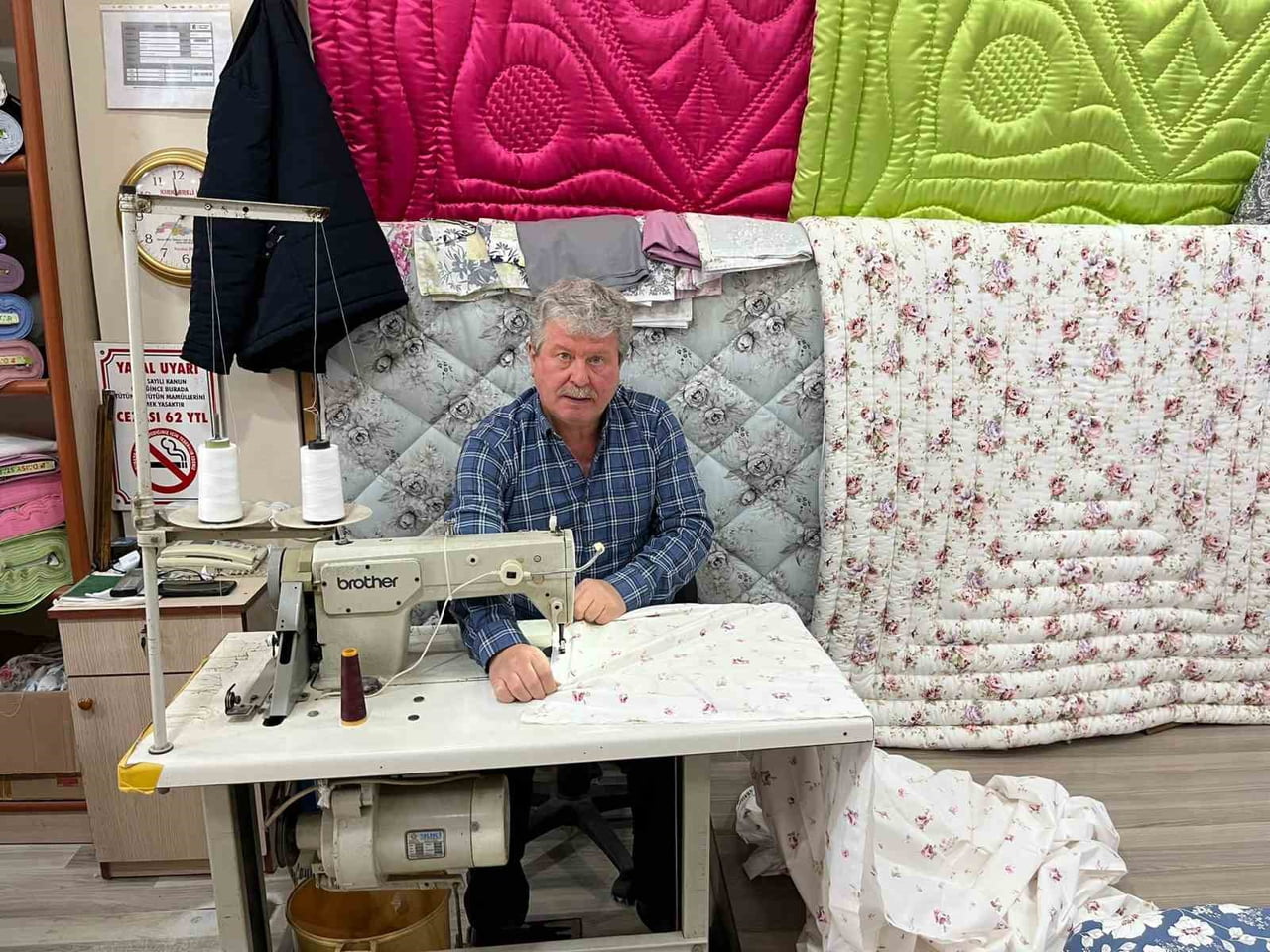 YORGANCILIĞA 12 YAŞINDA ÇIRAK OLARAK BAŞLAYAN 63 YAŞINDAKİ YUSUF ÇEBİ, GEÇEN 50 YILIN ANILARINI...