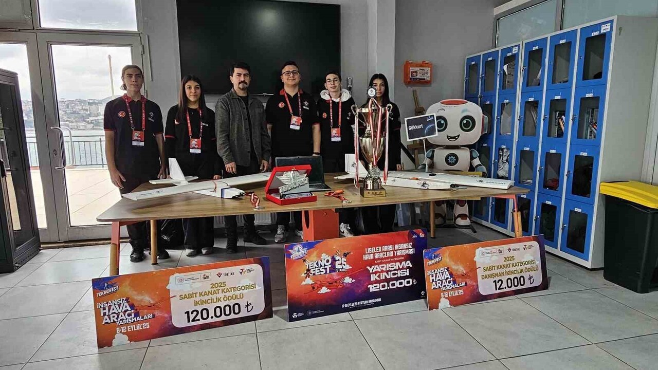 ZONGULDAK'IN DEVREK İLÇESİNDE ANADOLU LİSESİ BÜNYESİNDE 2020 YILINDA KURULAN GÖKKURT İNSANSIZ HAVA...