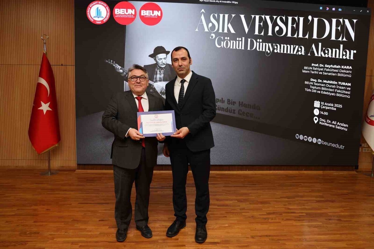 ZONGULDAK BÜLENT ECEVİT ÜNİVERSİTESİNDE (BEUN) "ÂŞIK VEYSEL’DEN GÖNÜL DÜNYAMIZA AKANLAR" ADLI...