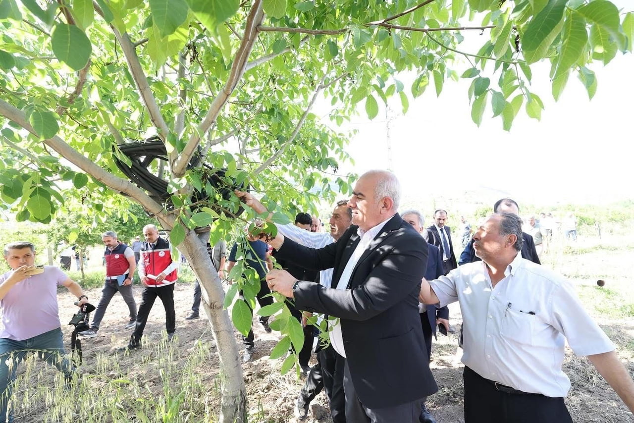 ADIYAMAN’IN TUT VE GÖLBAŞI İLÇESİNDE DON ZARARINDAN ETKİLENEN ÜRETİCİLERE NEFES OLACAK DESTEK...