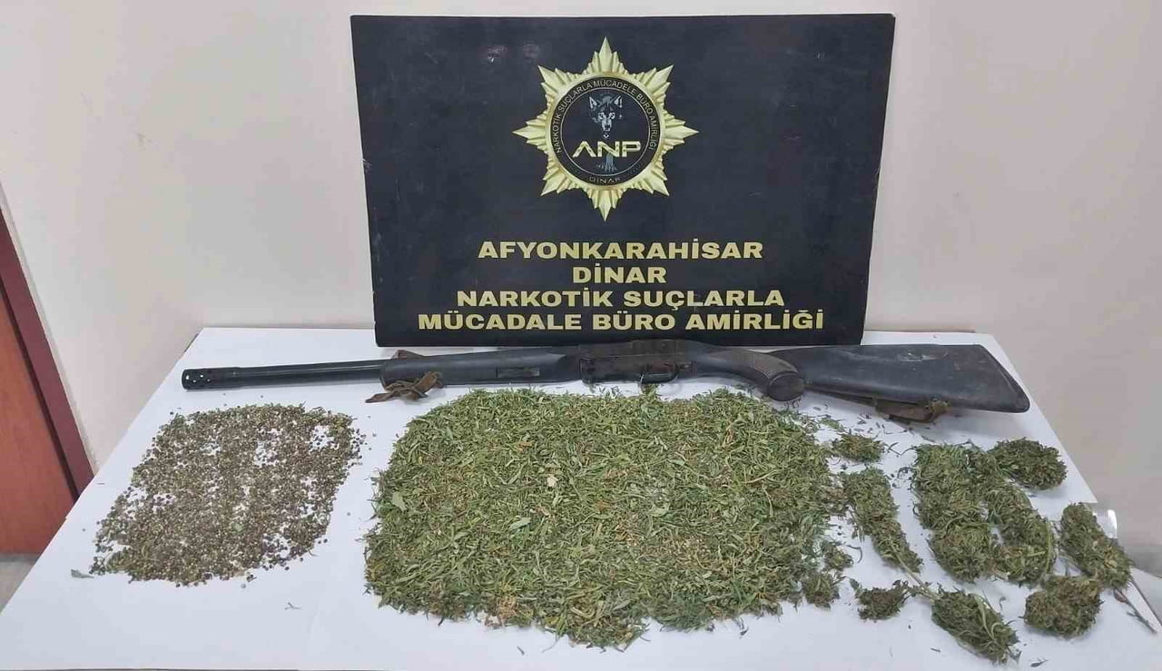 AFYONKARAHİSAR'DA GERÇEKLEŞTİRİLEN UYUŞTURUCU OPERASYONUNDA YAKALANAN 2 KİŞİ TUTUKLANARAK...