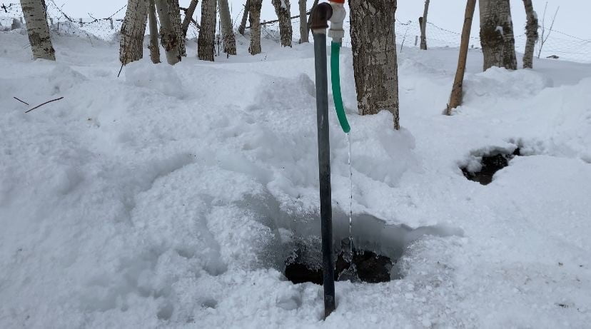AĞRI’DA DONDURUCU SOĞUKLAR ETKİSİNİ SÜRDÜRÜYOR