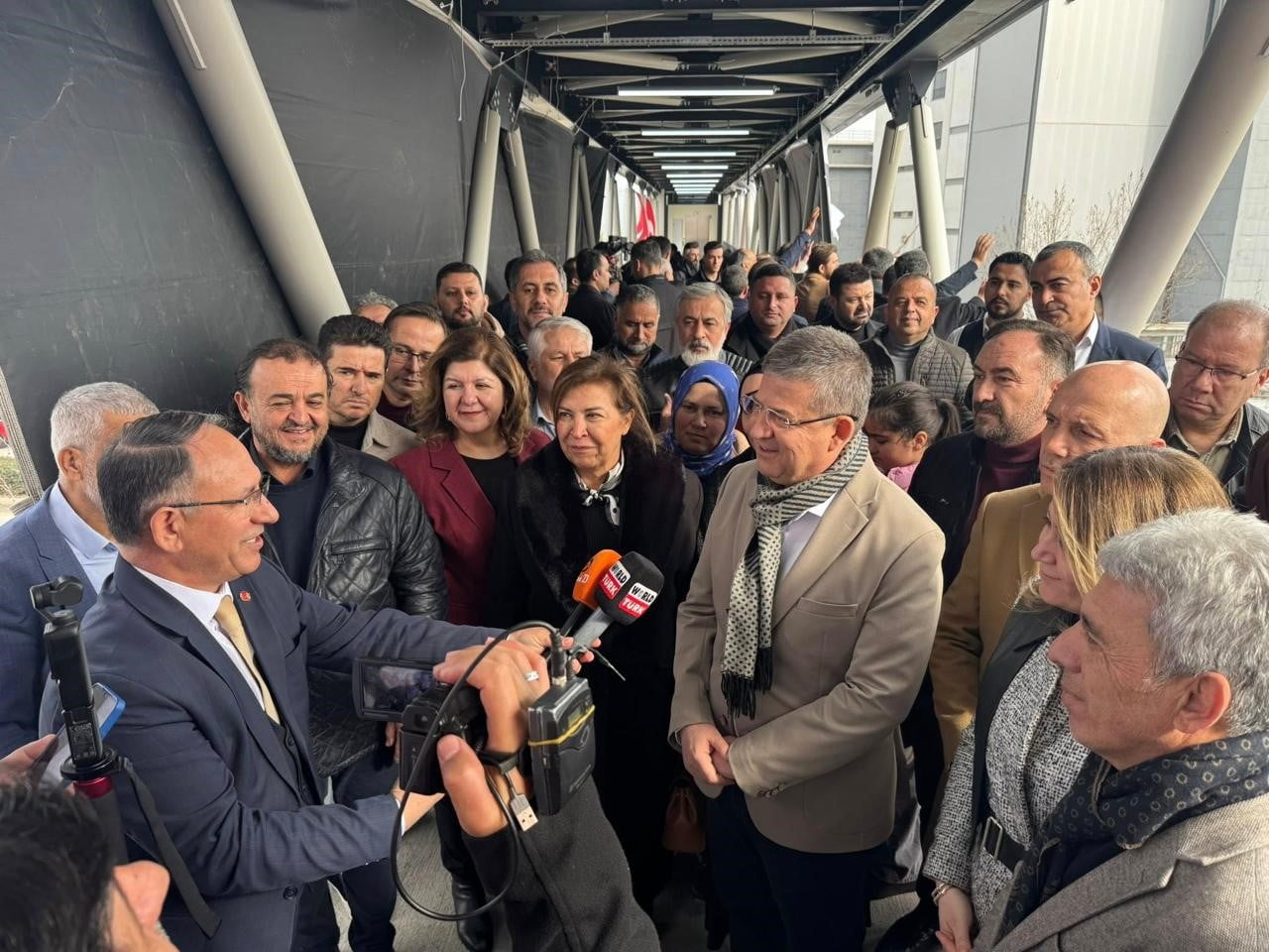 AK PARTİ DENİZLİ İL BAŞKANI MUHAMMET SUBAŞIOĞLU VE YÖNETİM KURULU ÜYELERİ, BATI EGE GYO ÜST...