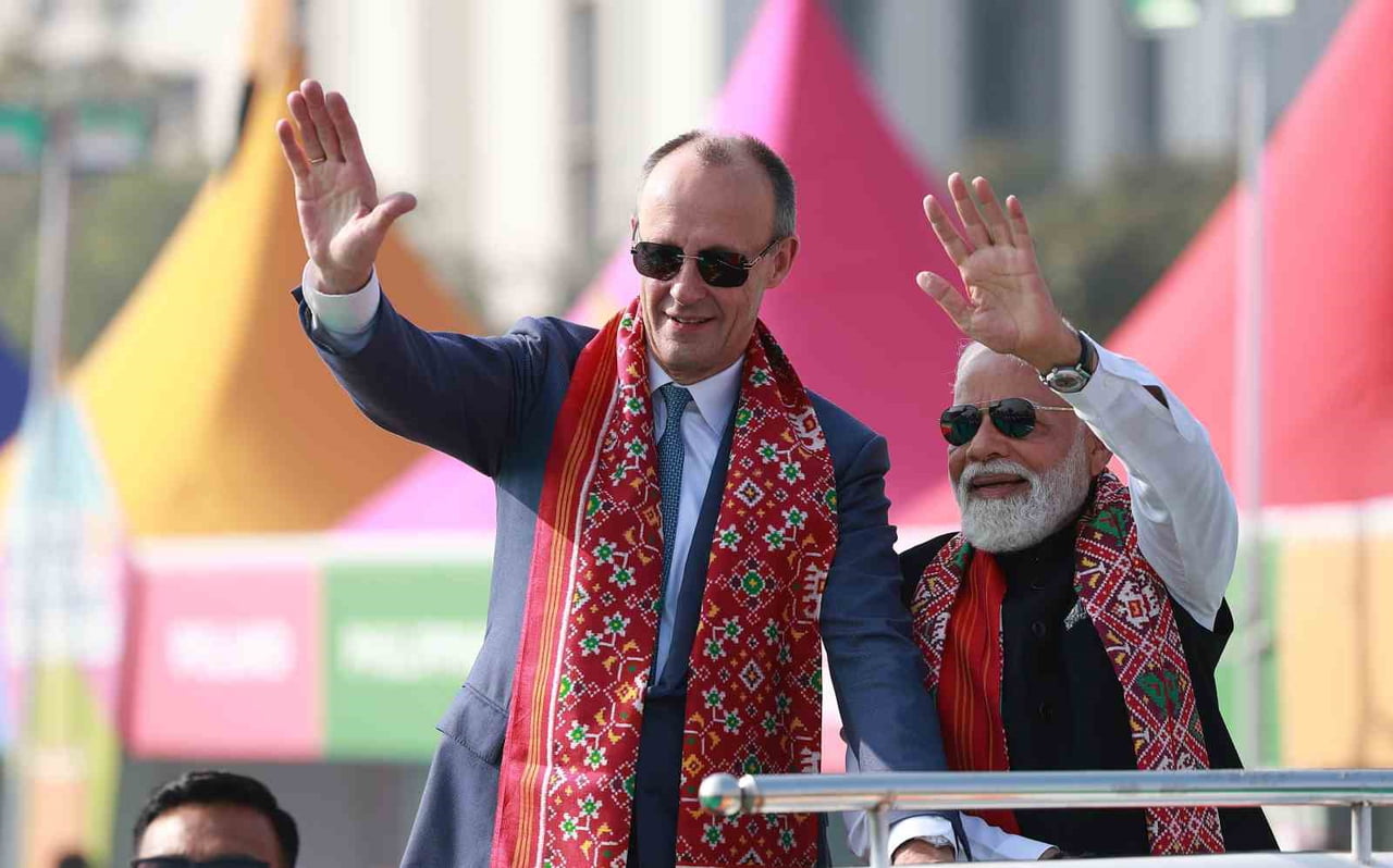 ALMANYA BAŞBAKANI FRİEDRİCH MERZ, İLK KEZ ZİYARET ETTİĞİ  HİNDİSTAN’DA BAŞBAKAN NARENDRA MODİ İLE...