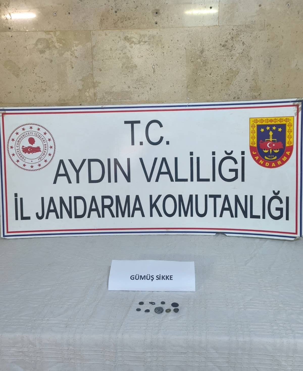 AYDIN’DA JANDARMADAN TARİHİ ESER KAÇAKÇILIĞI OPERASYONU