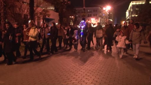 Azerbaycan’ın başkenti Bakü’de halk, yeni yıl ve "31 Aralık Dünya Azerbaycanlılar Dayanışma Günü"...