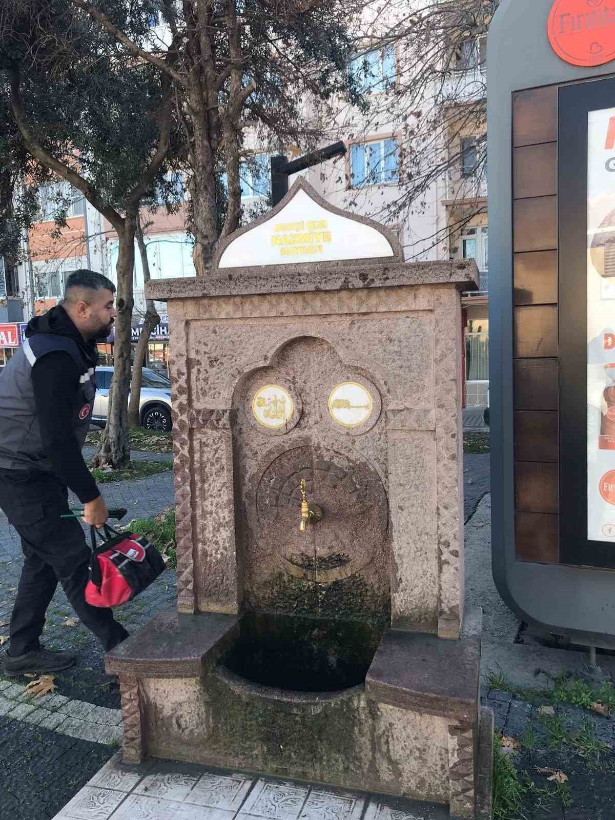 BASKİ’ DEN HAYRAT ÇEŞMELERİNE KAPSAMLI BAKIM VE TEMİZLİK ÇALIŞMASI