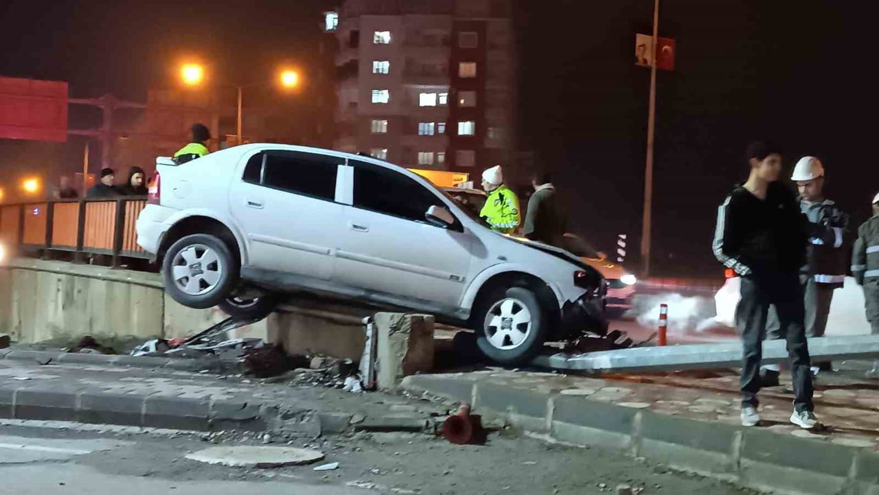 BATMAN’DA MEYDANA GELEN TRAFİK KAZASINDA 1 KİŞİ YARALANDI.