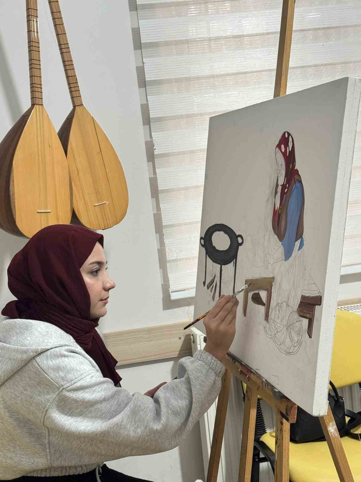 BATMAN VALİLİĞİ BÜNYESİNDEKİ GÜNEYKENT AİLE DESTEK MERKEZİ (ADEM), SUNDUĞU SANAT KURSLARIYLA...