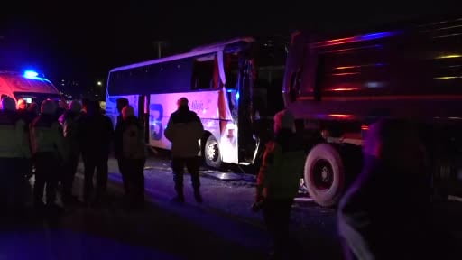 Bir kişinin öldüğü otoyoldaki feci kazada yaralı sayısı 27'ye yükseldi