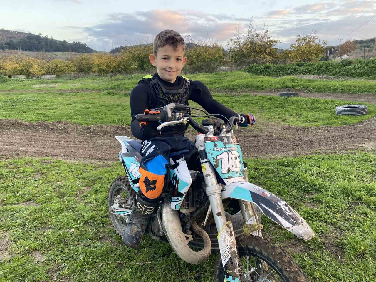 BURSA'NIN MUDANYA İLÇESİNDEN YAŞAYAN MİNİ MOTOKROS SPORCUSU POYRAZ KALENDER, TÜRKİYE MOTOKROS...
