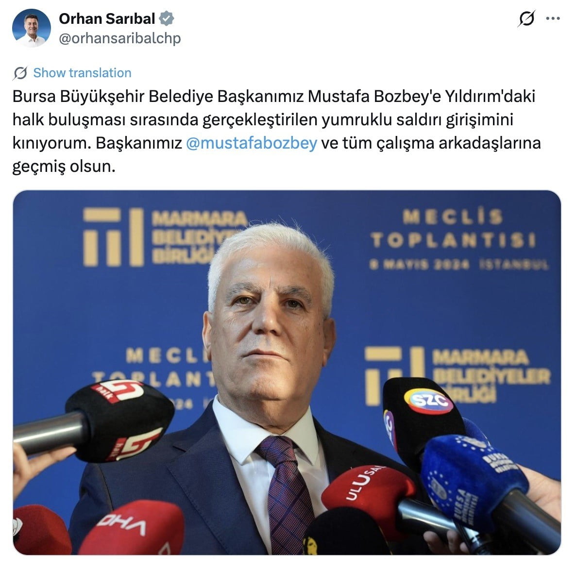 BURSA BÜYÜKŞEHİR BELEDİYE BAŞKANI MUSTAFA BOZBEY’İN YILDIRIM İLÇESİNDE GERÇEKLEŞTİRDİĞİ PROGRAM...