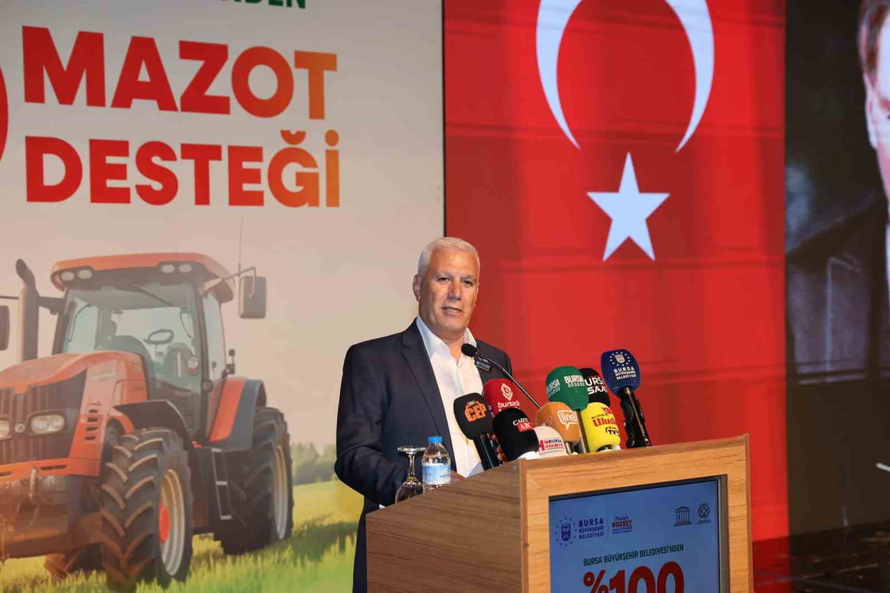 BURSA BÜYÜKŞEHİR BELEDİYESİ, TARIMSAL ÜRETİMİ DESTEKLEMEK VE ÇİFTÇİLERİN GİRDİ MALİYETLERİNİ...