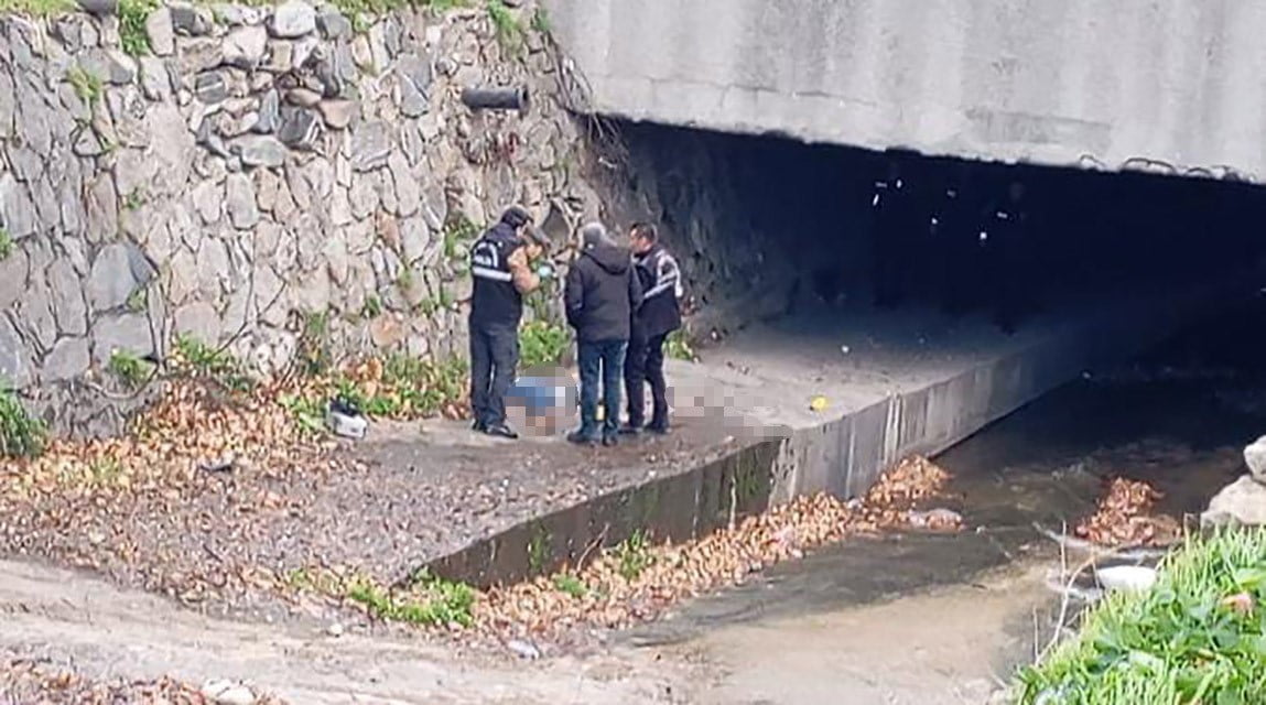 BURSA’DA YILDIRIM İLÇESİNDEKİ GÖKDERE’DE ERKEK CESEDİ BULUNDU.