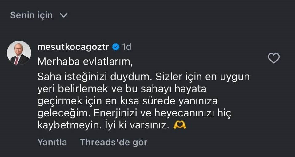 ÇAĞRIYA KAYITSIZ KALMAYAN BAŞKAN KOCAGÖZ'ÜN VERDİĞİ YANIT, ÇOCUKLARIN HAYALLERİNE UMUT...