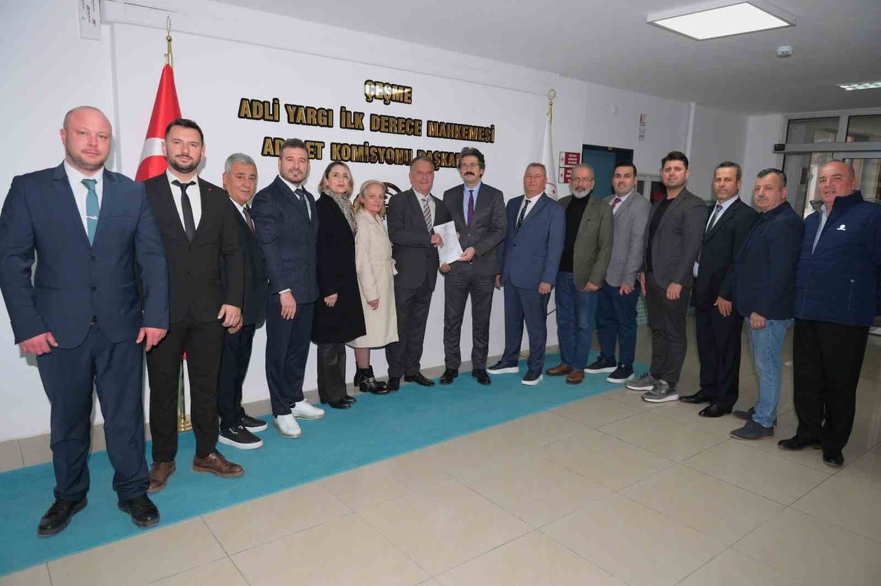 ÇEŞME ESNAF VE SANATKÂRLAR ODASI BAŞKANI OSMAN KÖFÜNCÜ MAZBATASINI ALDI