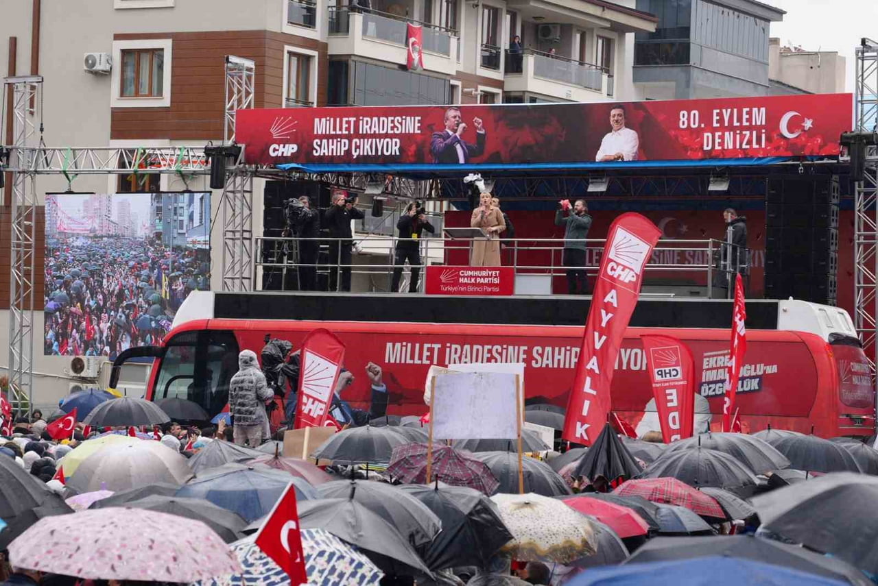 CHP GENEL BAŞKANI ÖZGÜR ÖZEL MERKEZEFENDİ BELEDİYESİ ATATÜRK BİLİM MERKEZİ AÇILIŞI İÇİN DENİZLİ’DE...