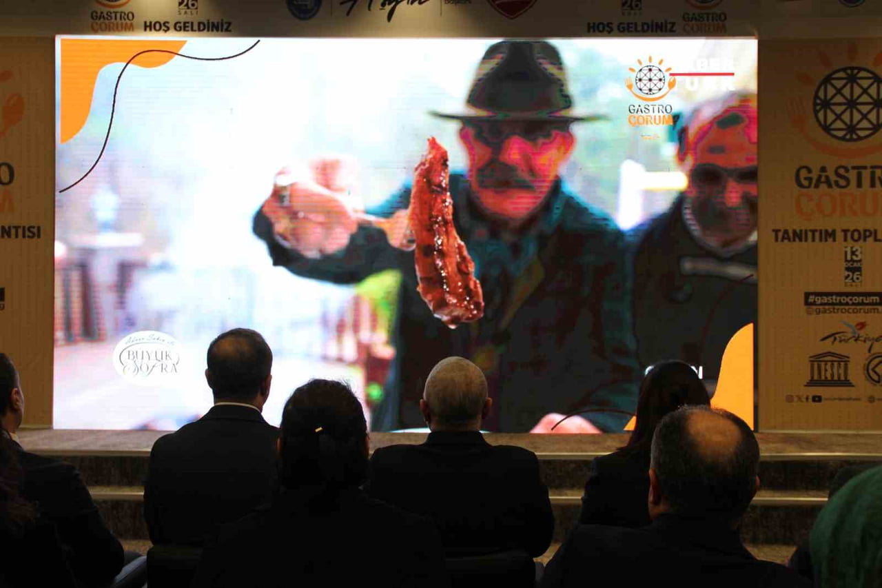 ÇORUM’UN ZENGİN MUTFAK KÜLTÜRÜNÜ UNESCO AĞINA TAŞIMAK İÇİN BAŞLATILAN "GASTRO ÇORUM" PROJESİNİN...