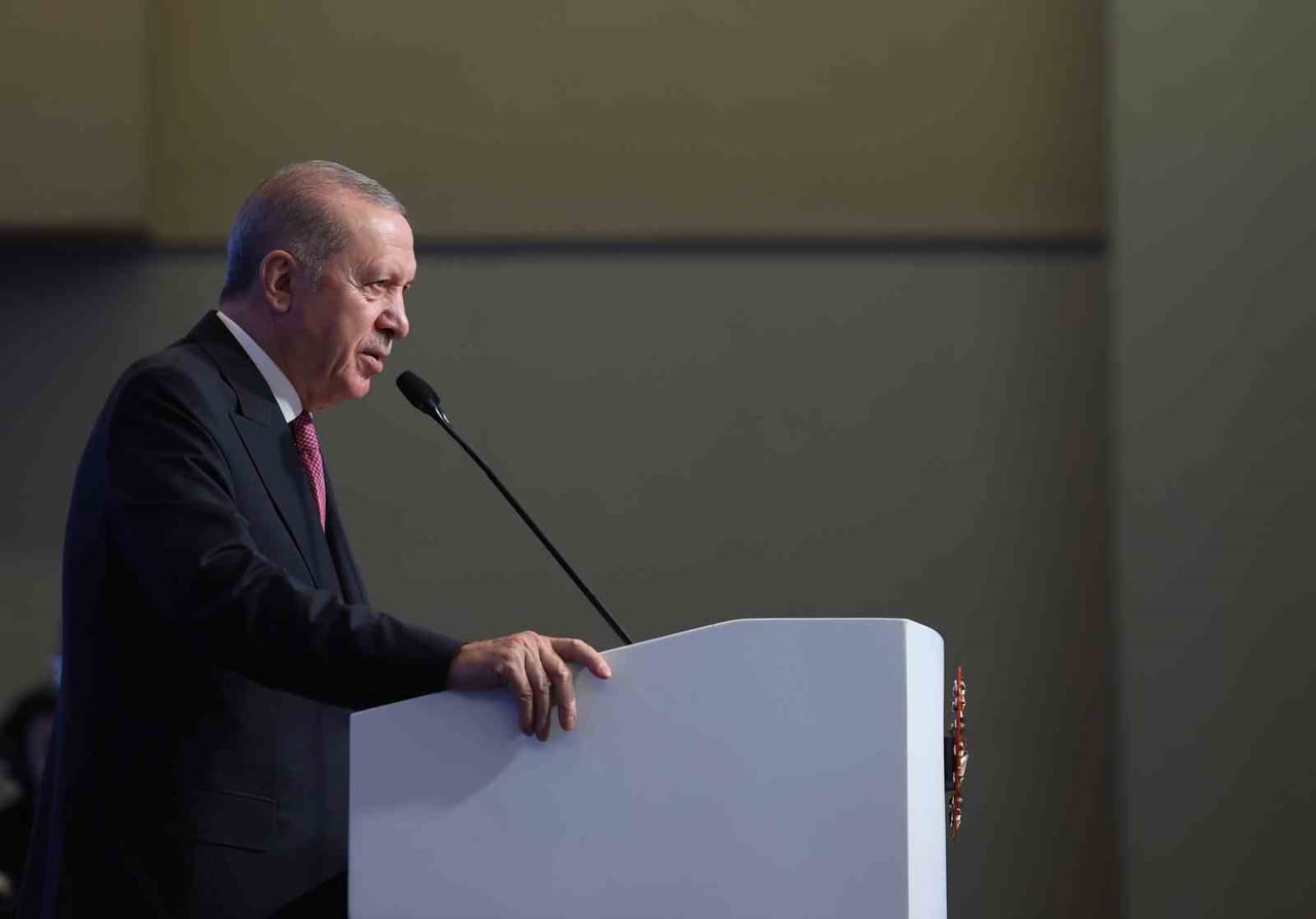 CUMHURBAŞKANI RECEP TAYYİP ERDOĞAN, İSTANBUL KONGRE MERKEZİ'NDE 2025 YILI İHRACAT RAKAMLARININ...