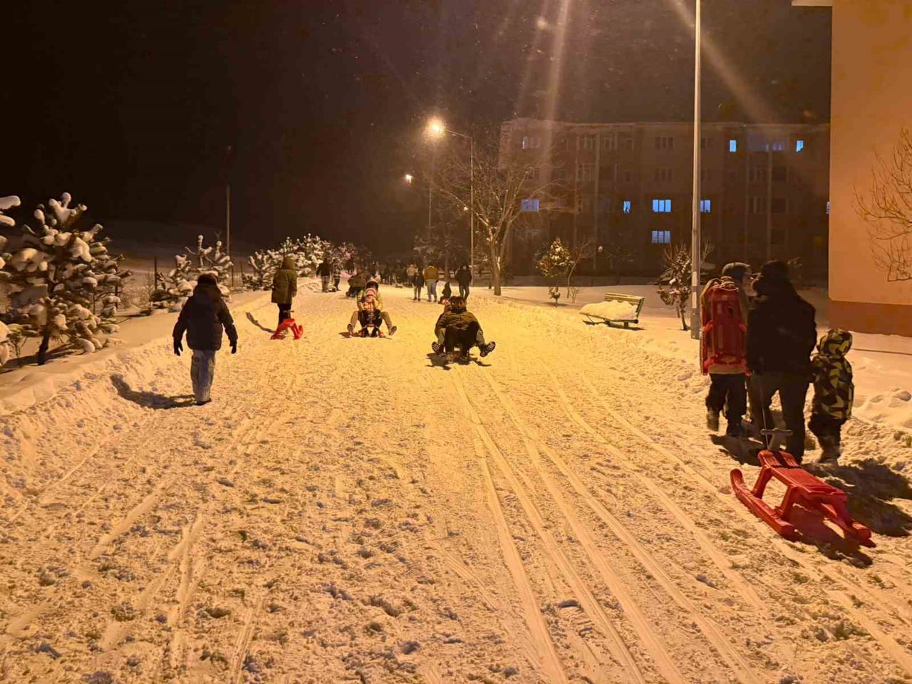 DEMİRÖZÜ'NDE KIZAK FESTİVALİ: EKSİ 20 DERECEDE HALAY ÇEKTİLER, KIZAKLARLA KAYDILAR