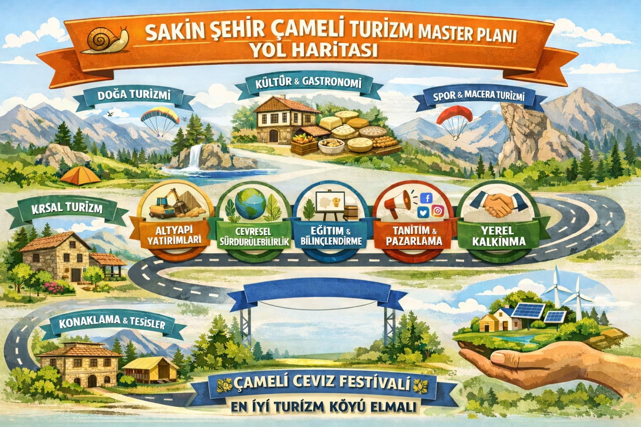 DENİZLİ'NİN SAKİN ŞEHİR ÇAMELİ İLÇESİNİN TURİZM MASTER PLANI KAPSAMINDA YOL HARİTASI SONUÇ RAPORU...