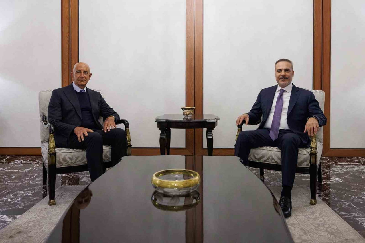 DIŞİŞLERİ BAKANI HAKAN FİDAN, ABD’NİN ANKARA BÜYÜKELÇİSİ VE SURİYE ÖZEL TEMSİLCİSİ TOM BARRACK’I...