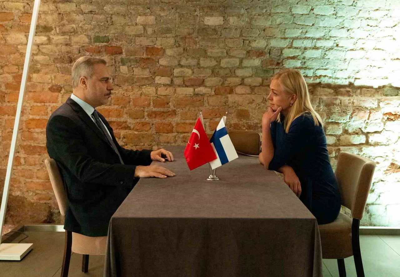 DIŞİŞLERİ BAKANI HAKAN FİDAN, LİTVANYA’NIN BAŞKENTİ VİLNİUS’TA FİNLANDİYA DIŞİŞLERİ BAKANI ELİNA...