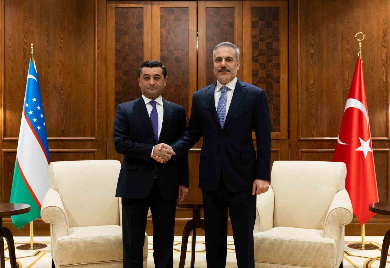 DIŞİŞLERİ BAKANI HAKAN FİDAN, ÖZBEKİSTAN DIŞİŞLERİ BAKANI BAHTİYOR SAİDOV İLE BİR ARAYA...