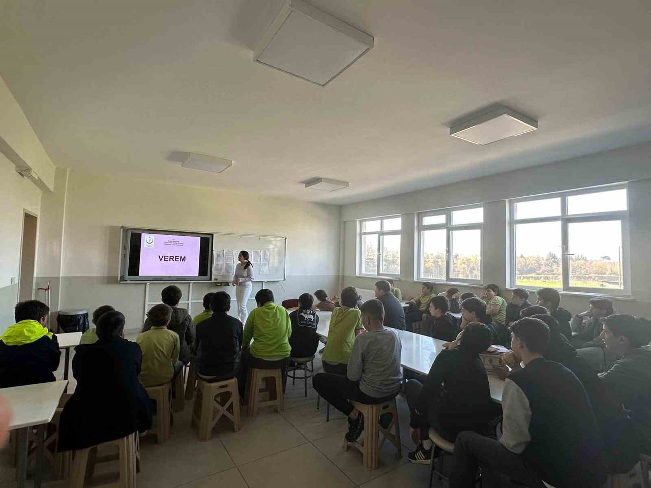 DÜZCE’DE VEREM EĞİTİM VE FARKINDALIK HAFTASI ETKİNLİKLERİ KAPSAMINDA, KAYNAŞLI İLÇE DEVLET...