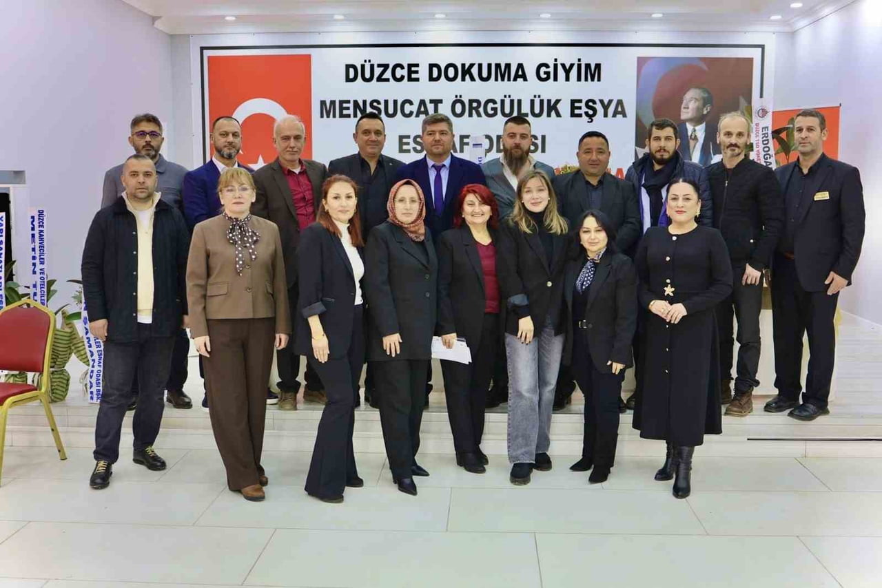 DÜZCE DOKUMA GİYİM, MENSUCAT VE ÖRGÜLÜK EŞYA ODASI’NIN OLAĞAN SEÇİMLİ GENEL KURULU...