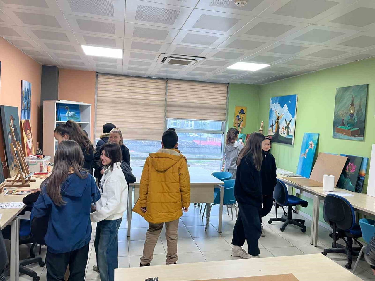 DÜZCE GENÇLİK MERKEZİ, BEYCİLER ORTAOKULU ÖĞRENCİLERİNİ AĞIRLADI