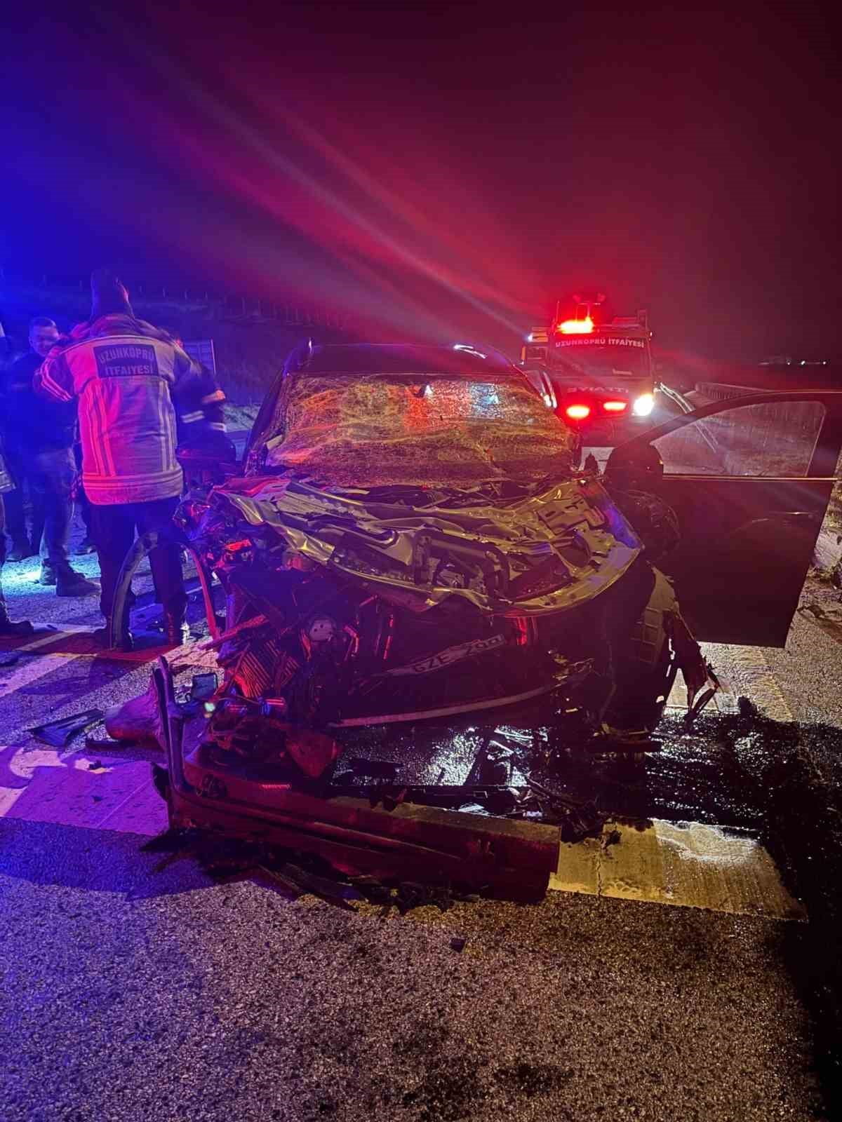 EDİRNE’NİN UZUNKÖPRÜ İLÇESİNDE MEYDANA GELEN TRAFİK KAZASINDA, HAKKINDA 10 YIL 8 AY KESİNLEŞMİŞ...