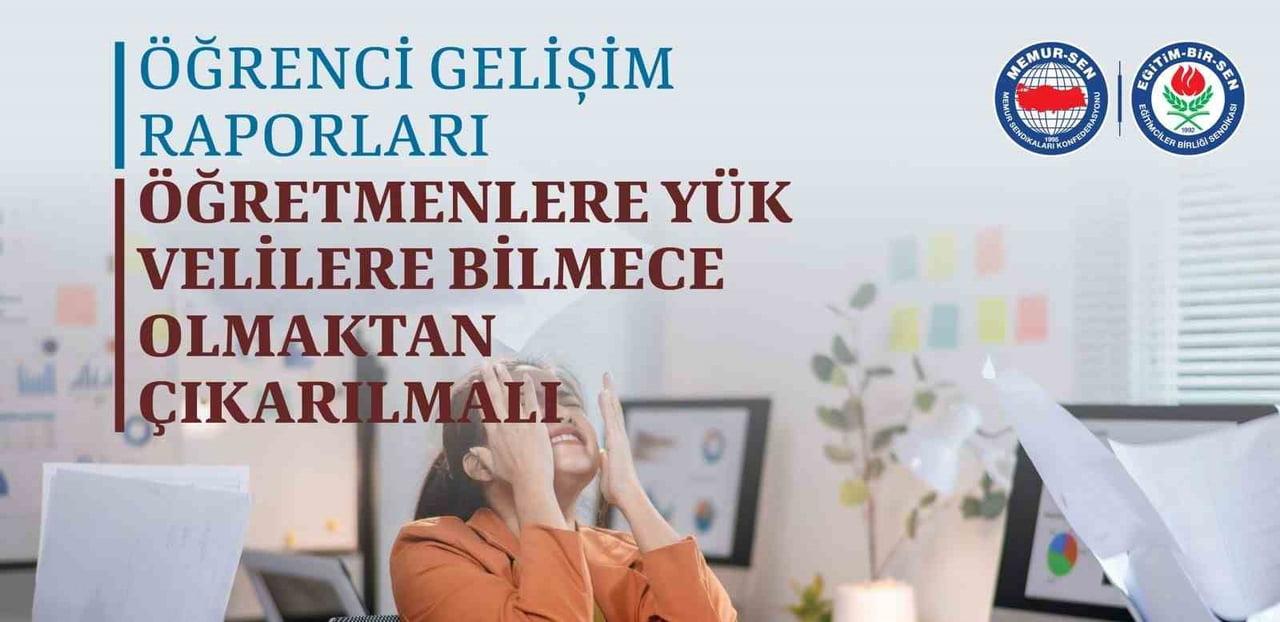 EĞİTİMCİLER BİRLİĞİ SENDİKASI (EĞİTİM-BİR-SEN), YAPTIĞI YAZILI AÇIKLAMADA, "TÜRKİYE YÜZYILI MAARİF...