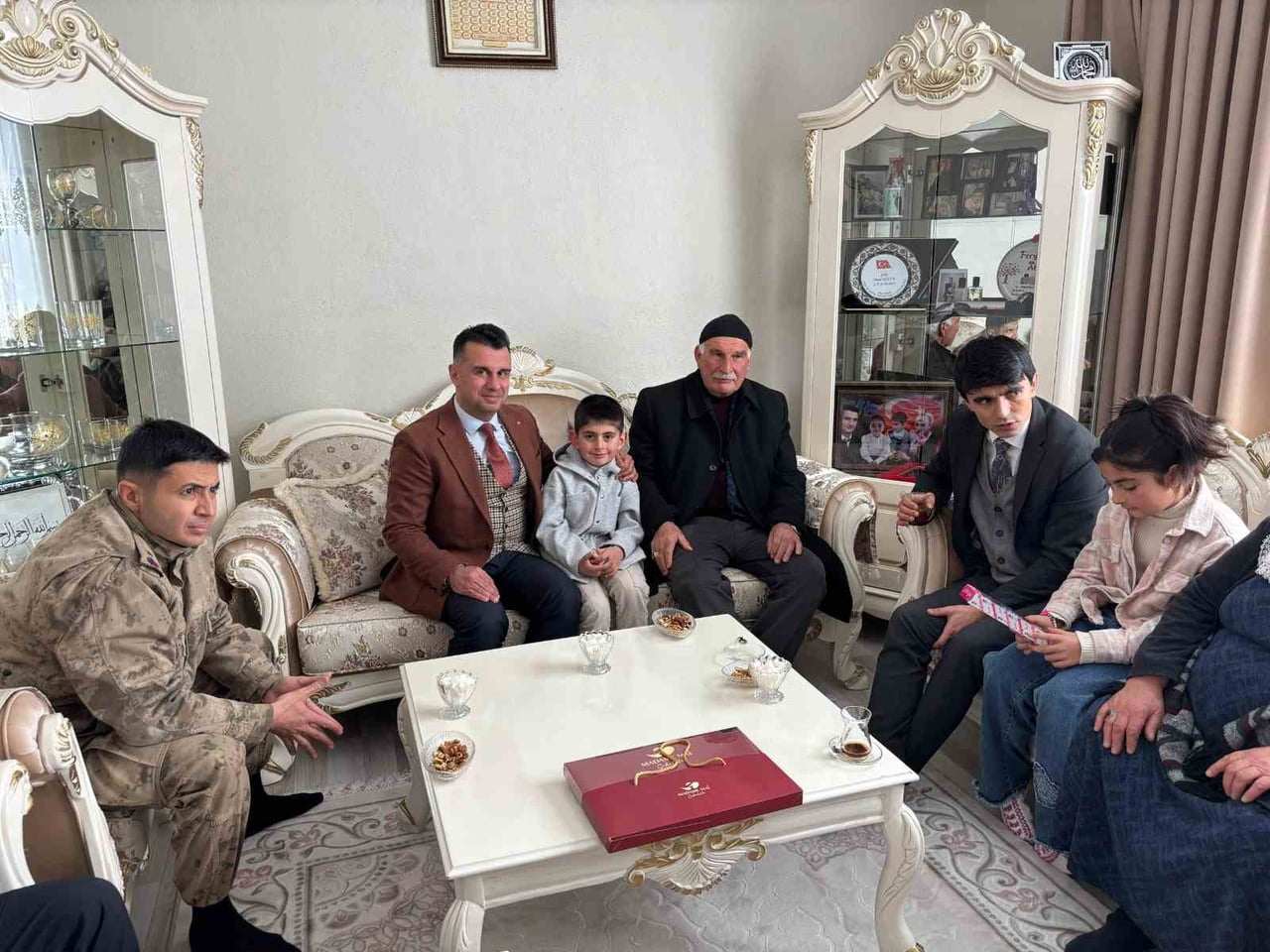 ERZURUM’UN KARAYAZI İLÇESİNDE, 18 HAZİRAN 2019 TARİHİNDE ŞEHİT OLAN AHMET KÜÇÜK’ÜN ÇOCUKLARI...