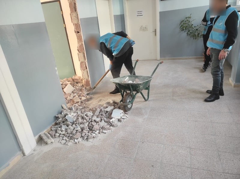 ESKİŞEHİR'DE 'KAMUYA YARARLI BİR İŞTE ÜCRETSİZ ÇALIŞMA YÜKÜMLÜLÜĞÜ' KAPSAMINDA, İSMET İNÖNÜ...