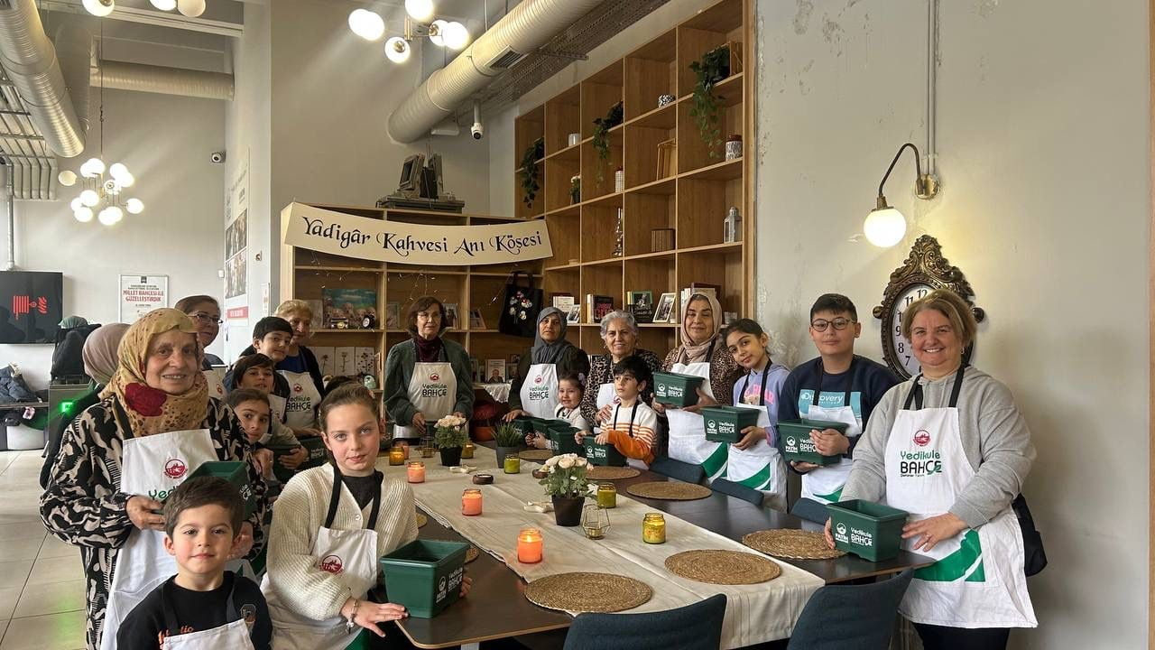 FATİH BELEDİYESİ KADIN VE AİLE BİRİMİ’NE BAĞLI YADİGAR KAHVESİ, ARA TATİL DÖNEMİNDE KUŞAKLARI BİR...