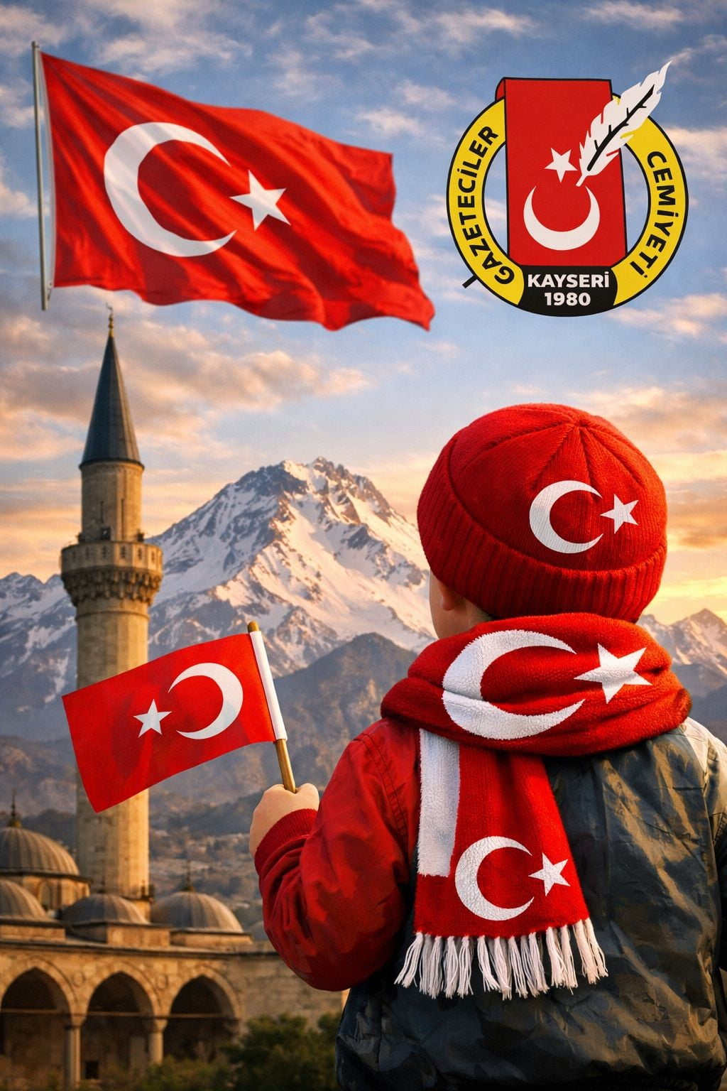 GAZETECİLER CEMİYETİ BAŞKANI METİN KÖSEDAĞ, TÜRK BAYRAĞINA YÖNELİK SALDIRIYA TEPKİ GÖSTEREREK, "AY...