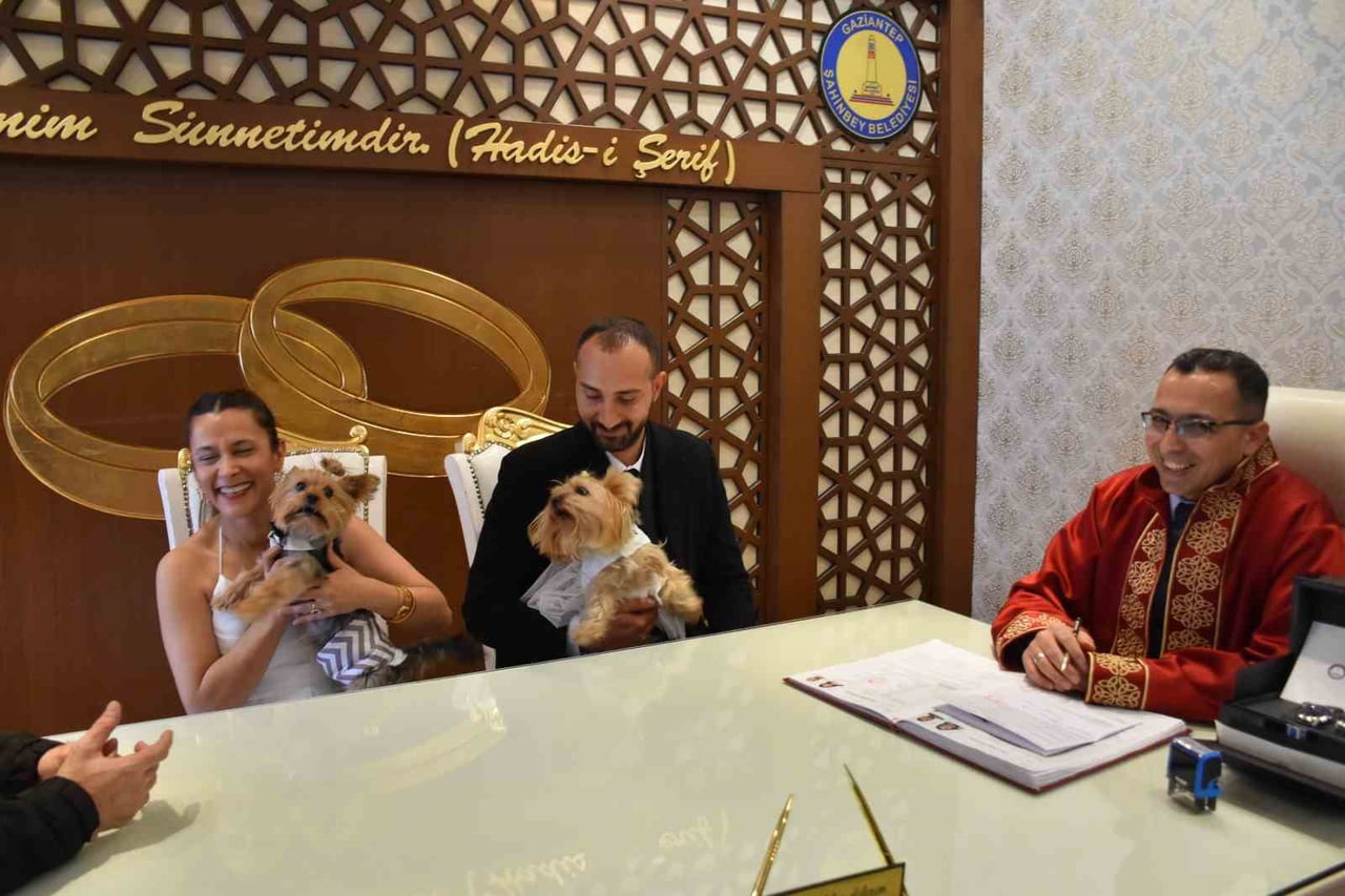 GAZİANTEP’TE HAYATLARINI BİRLEŞTİREREK DÜNYA EVİNE GİREN DİLEK ÖZTÜRK İLE HAKAN ÖZBEK, GELİNLİK VE...