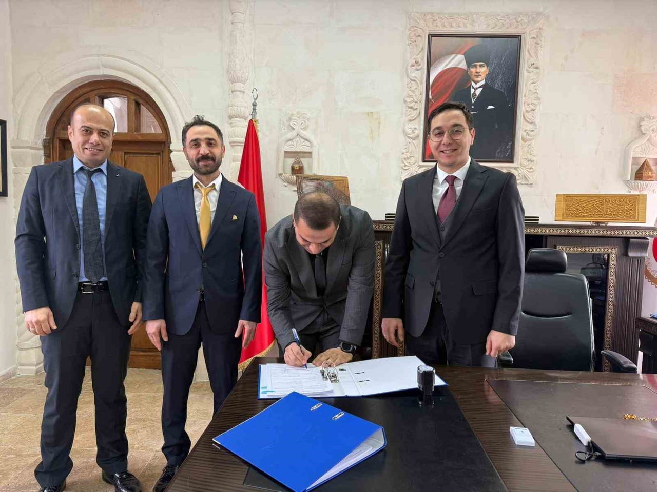 GERCÜŞ’TE 11,5 MİLYON TL HİBE DESTEĞİ ALMAYA HAK KAZANAN PROJE İÇİN İMZALAR ATILDI.